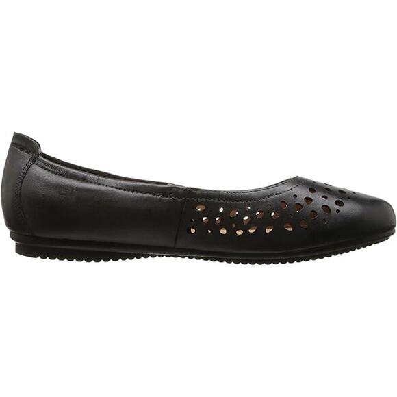 NIB Josef Seibel Pippa 29 Leather Flats Women's Size 38 Black Flexible US - Picture 3 of 3